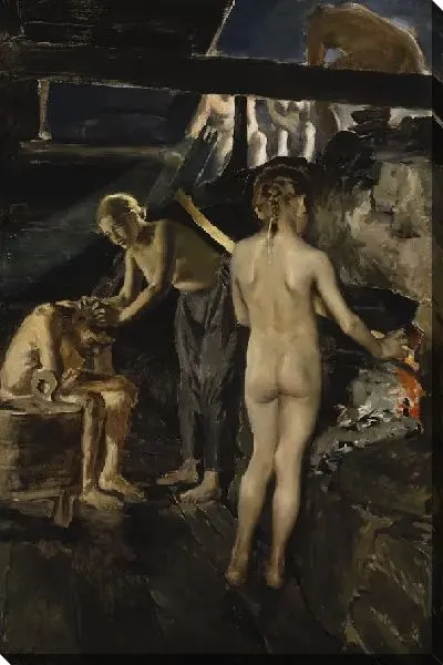 Картина В сауне 