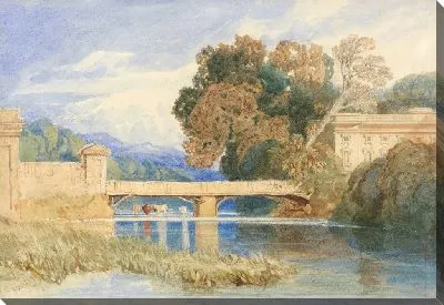 Картина Замок Наварра, недалеко от Эврё, Нормандия