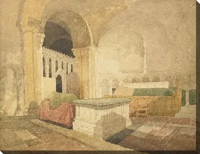 Картина Часовня Иисуса, Норвичский собор с могилой сэра Томаса Уиндхэма