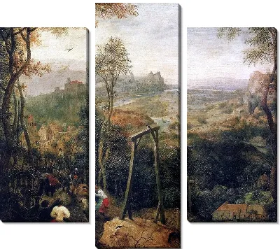 Картина Сорока на виселице (The magpie on the gallows)