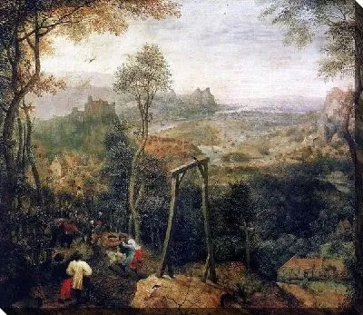 Картина Сорока на виселице (The magpie on the gallows)