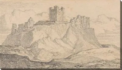 Картина Замок Бамбург, Нортумберленд