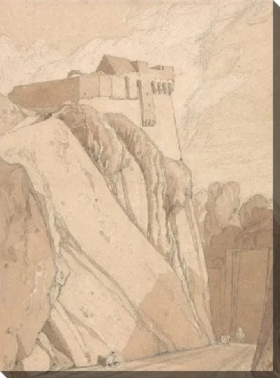 Картина Часть старых укреплений в Сент-Ло, Нормандия