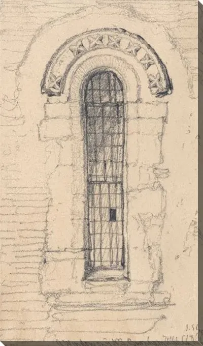 Картина Окно на северной стороне церкви Бернхэм Ульф, Норфолк