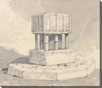 Картина Шрифт в Кастер Церковь, Норфолк