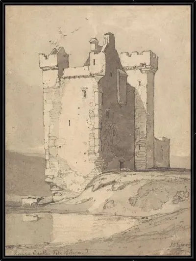 Картина Замок Лох Ранза, остров Арран, Шотландия