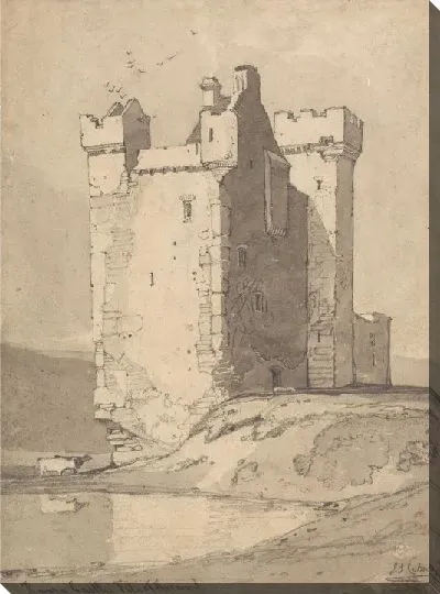 Картина Замок Лох Ранза, остров Арран, Шотландия