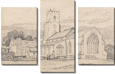 Картина Великая храпящая церковь, Норфолк