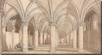 Картина Баронный зал, Мон Сен-Мишель