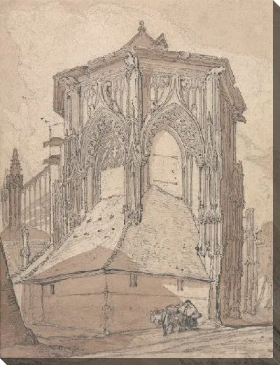 Картина Ист-Энд Сен-Жак в Дьеппе, Нормандия