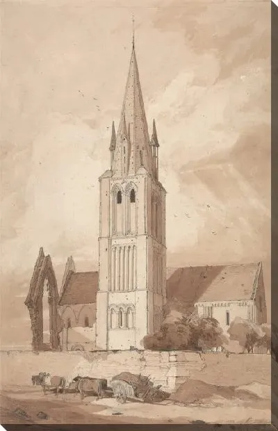 Картина Церковь Дувр, Нормандия