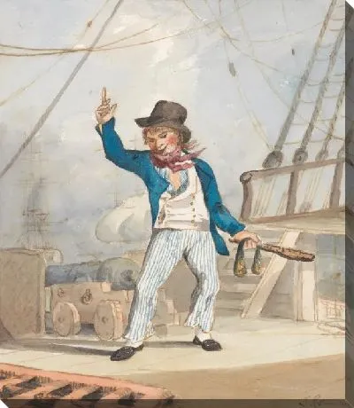 Карикатура моряка (одна из трех)