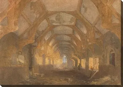 Картина Интерьер общежития Ипсвичских Blackfriars в конце его периода занятия в школе Ipswich