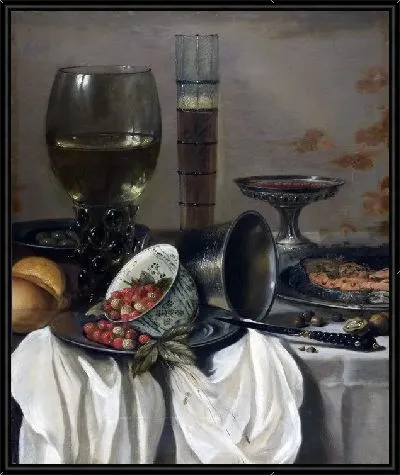 Картина Натюрморт с бокалами (Still Life with Drinking Vessels)