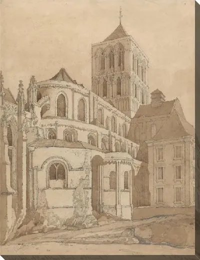 Картина Церковь аббатства в Фекаме, Нормандия