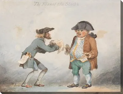 Картина Восстание акций (один из трех)