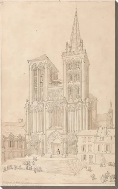 Картина Святой Петр в Лизье, Нормандия: Западный фронт