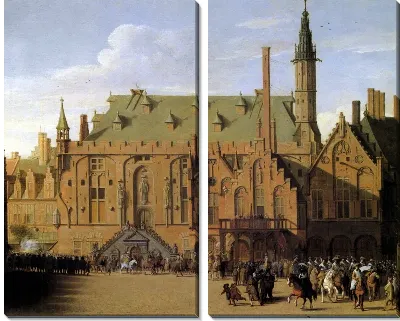 Картина Ратуша в Гарлеме (City Hall in Harlem)