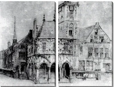 Картина Старая ратуша в Амстердаме (The Old Town Hall in Amsterdam)