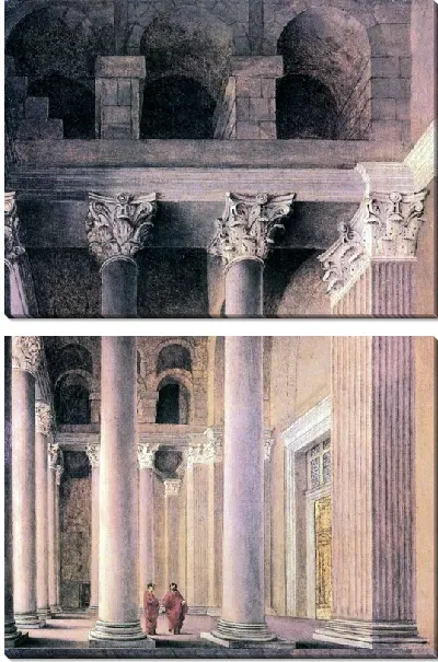 Картина Портик в Риме (Portico of the Pantheon, Rome)