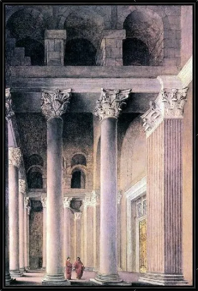 Картина Портик в Риме (Portico of the Pantheon, Rome)