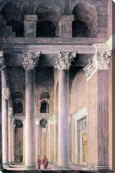 Картина Портик в Риме (Portico of the Pantheon, Rome)