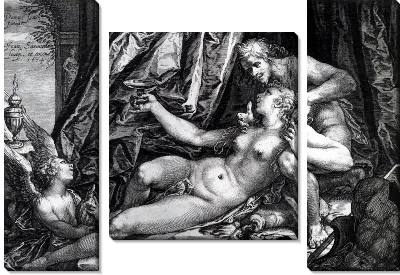 Картина Марс, Венера и Амур (Mars, Venus and Cupid)
