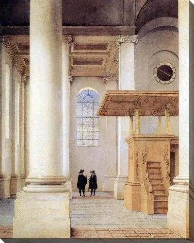 Картина Интерьер церкви в Голландии (The interior of the church in the Netherlands)