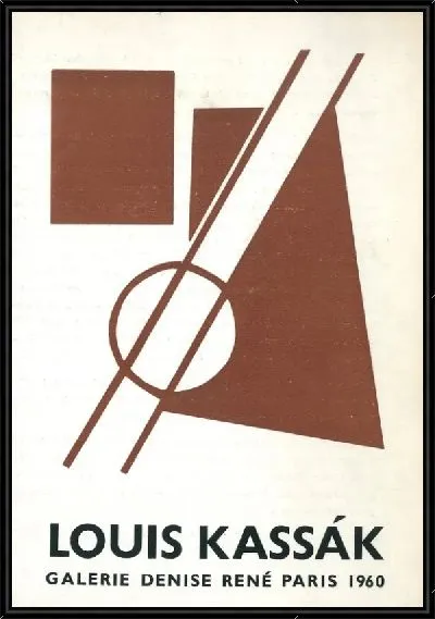 Картина Обложка каталога выставки Лайоша Касаса