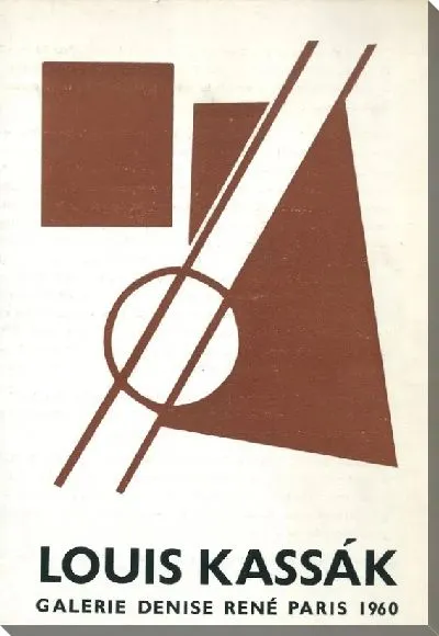 Картина Обложка каталога выставки Лайоша Касаса