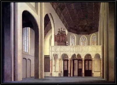 Интерьер церкви в Голландии (The interior of the church in the Netherlands)