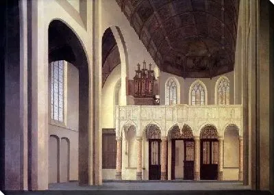 Интерьер церкви в Голландии (The interior of the church in the Netherlands)