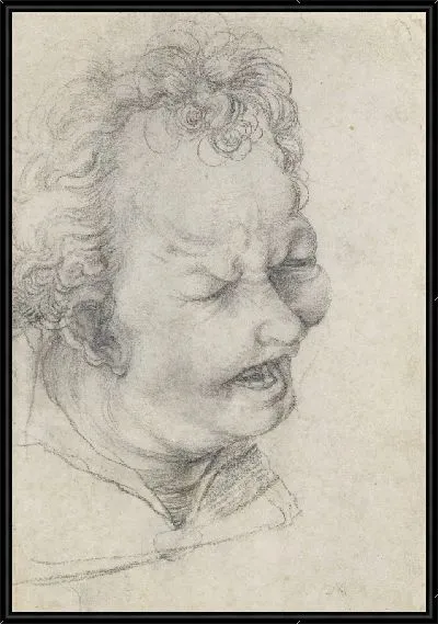 Картина Голова плачущего ребенка