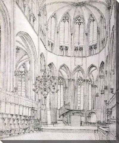 Интерьер церкви в Голландии (The interior of the church in the Netherlands)