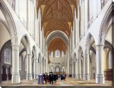 Интерьер церкви в Голландии (The interior of the church in the Netherlands)