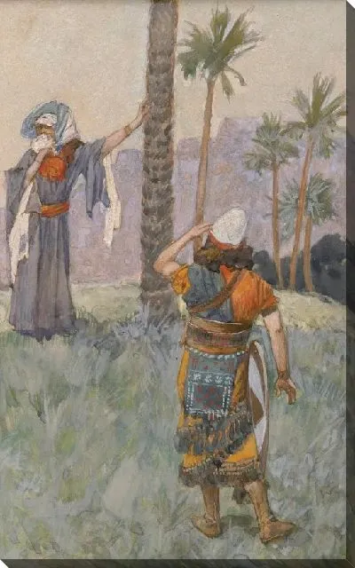 Картина Дебора под пальмой