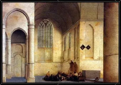 Интерьер церкви в Голландии (The interior of the church in the Netherlands)