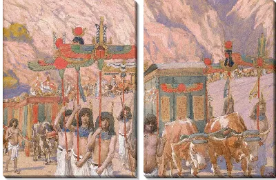 Картина Тело Иакова везут в Египет