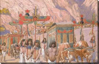 Картина Тело Иакова везут в Египет