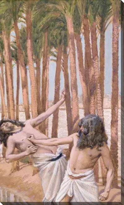 Картина Моисей убивает египтянина