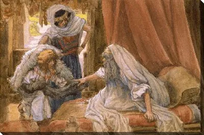 Картина Иаков обманывает Исаака