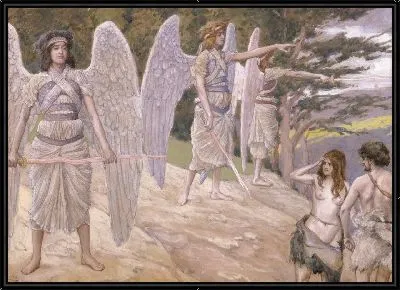 Адам и Ева изгнаны из рая