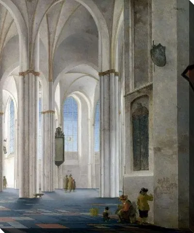 Картина Интерьер церкви в Голландии (The interior of the church in the Netherlands)