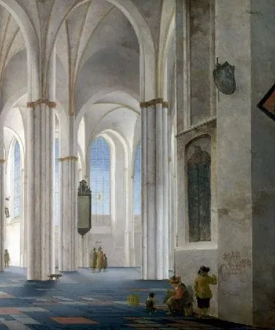 Картина Интерьер церкви в Голландии (The interior of the church in the Netherlands)