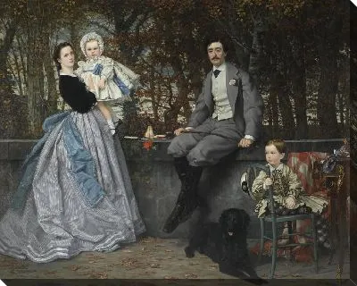 Картина Портрет Маркиза и маркизы Мирамонских и их детей