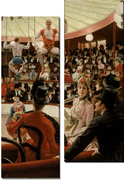 Картина Парижские женщины: любительницы цирка