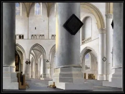 Картина Интерьер церкви в Голландии (The interior of the church in the Netherlands)
