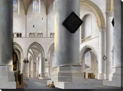 Картина Интерьер церкви в Голландии (The interior of the church in the Netherlands)