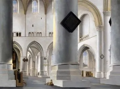 Картина Интерьер церкви в Голландии (The interior of the church in the Netherlands)