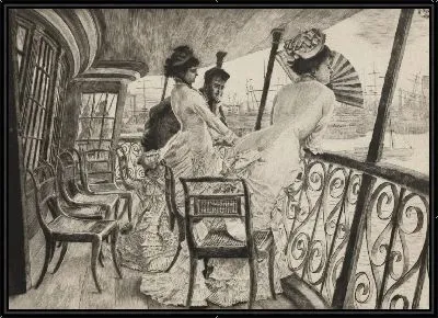 Галерея Х. М. С. Калькутта (сувенир из бала на корабле)